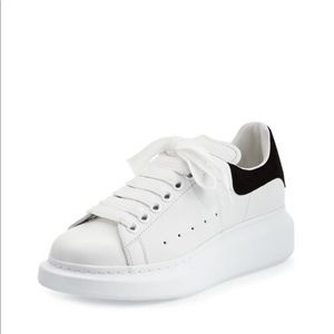 Alexander McQueen leather  platform sneaker